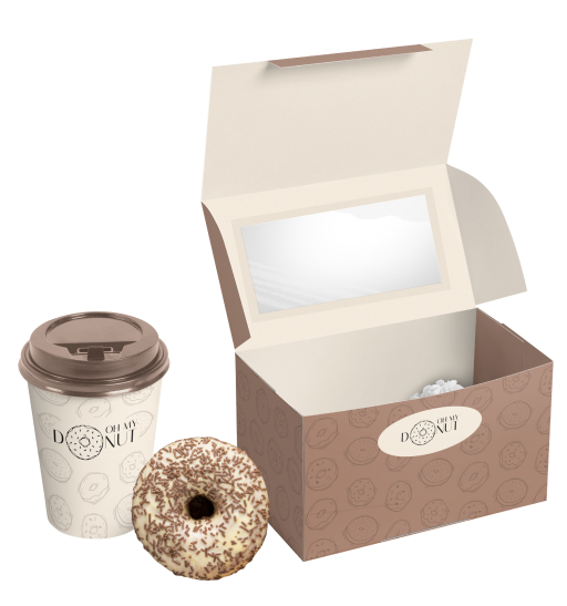 donut and box
